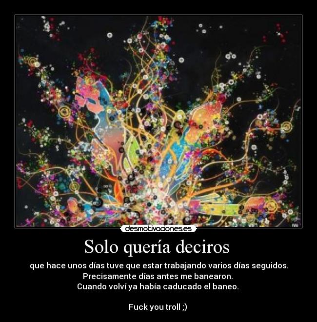 Solo quería deciros  - 