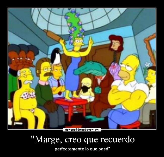 Marge, creo que recuerdo - 