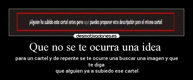 carteles buah desmotivaciones