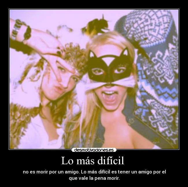 Lo más difícil  - 