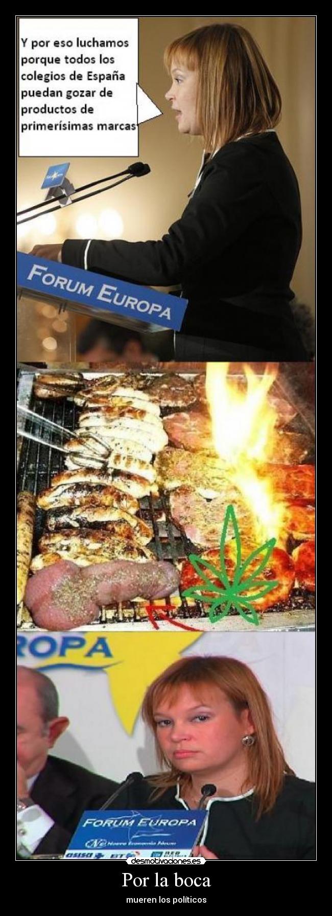 Por la boca - mueren los políticos