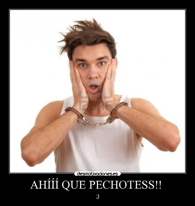 AHÍÍÍ QUE PECHOTESS!! - ;)