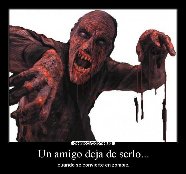 Un amigo deja de serlo... - 