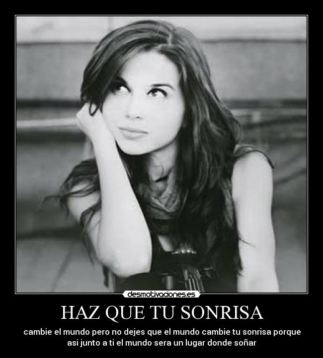 HAZ QUE TU SONRISA -