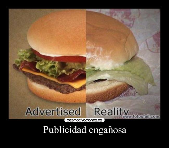 Publicidad engañosa -