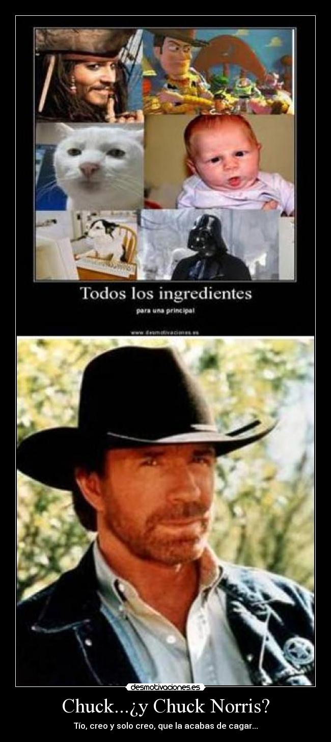 Chuck...¿y Chuck Norris? - Tío, creo y solo creo, que la acabas de cagar...