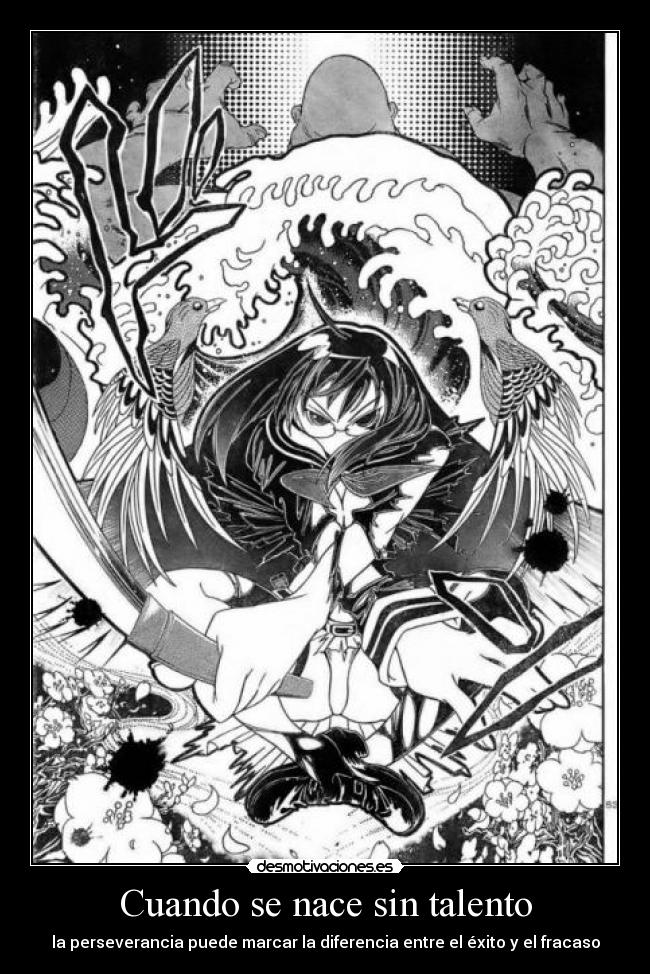 Cuando se nace sin talento -