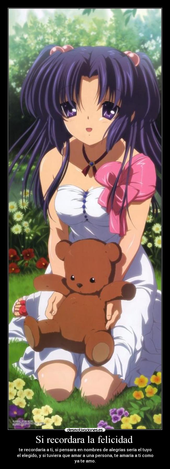 Si recordara la felicidad -