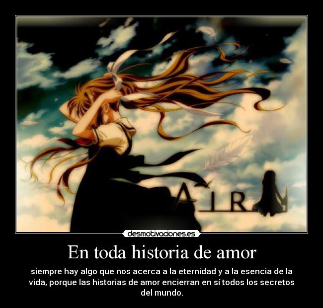 En toda historia de amor -