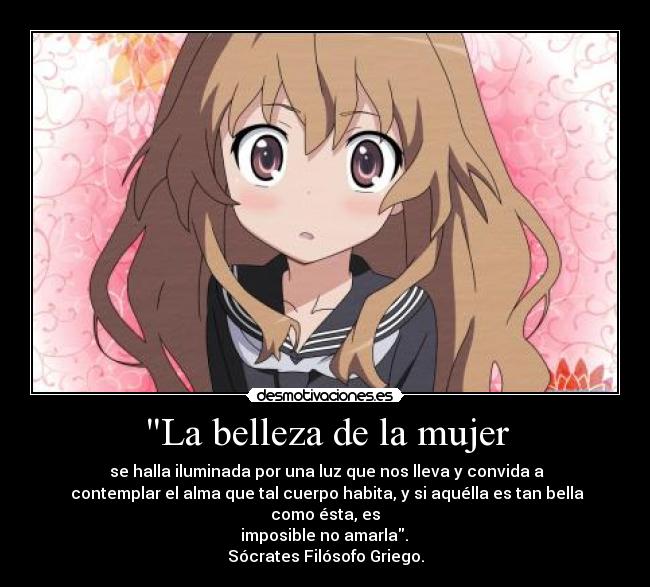 La belleza de la mujer -