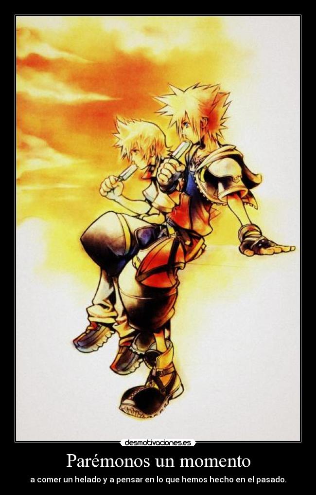 Parémonos un momento -