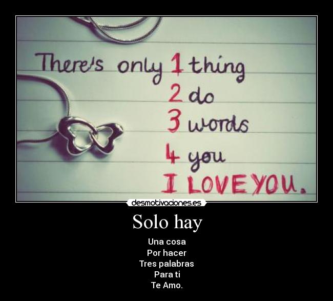 Solo hay - 