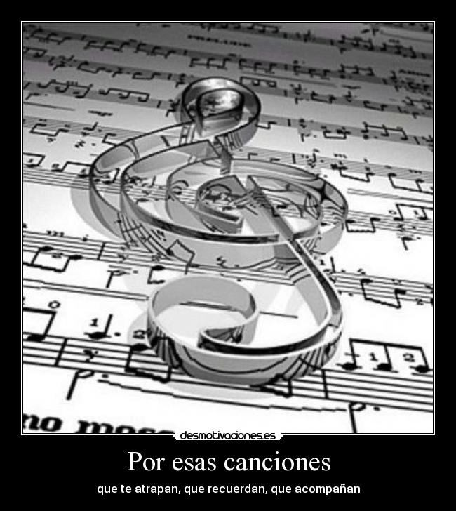 Por esas canciones -