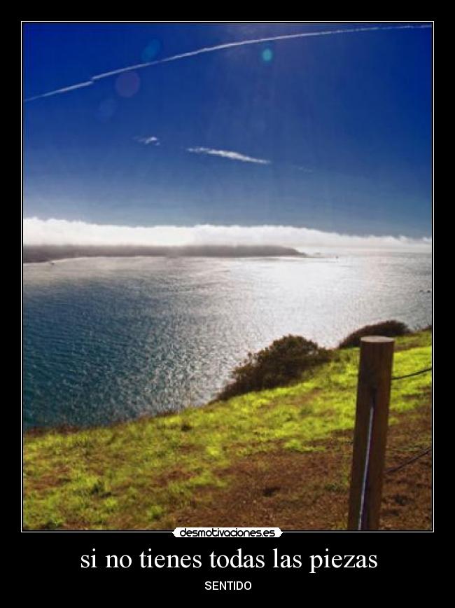 si no tienes todas las piezas -