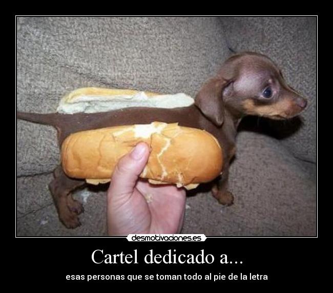 Cartel dedicado a... - 