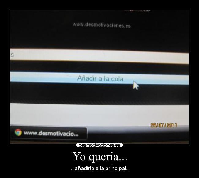 Yo quería... - ...añadirlo a la principal..