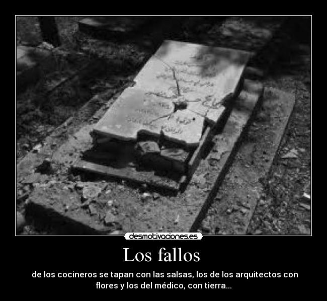 Los fallos  - 
