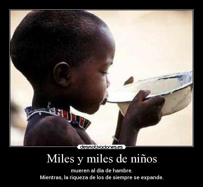 Miles y miles de niños -