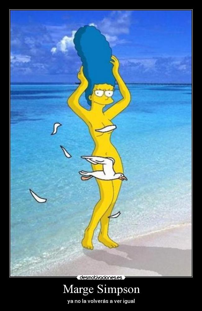 Marge Simpson - ya no la volverás a ver igual