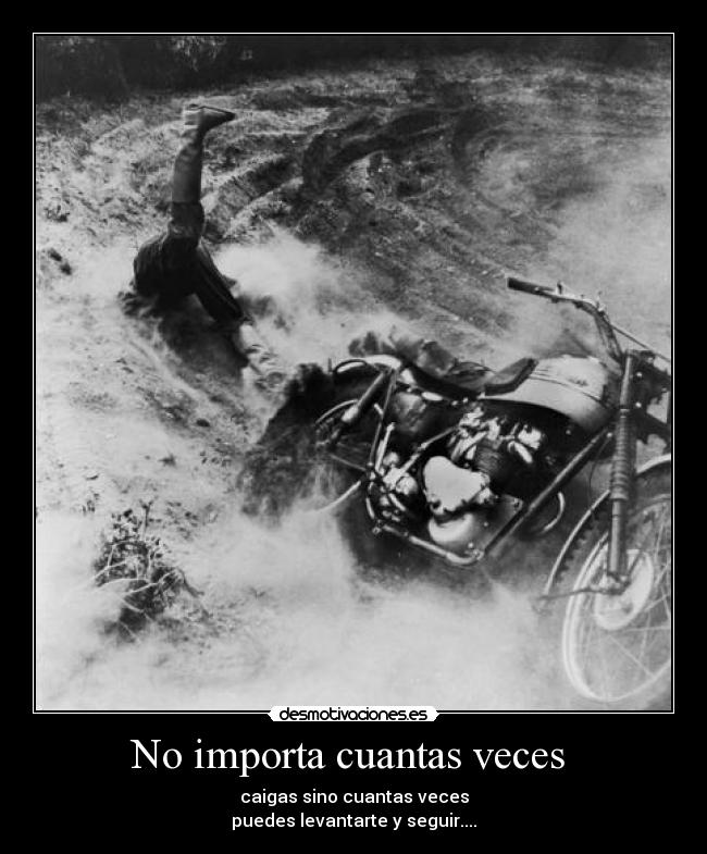 No importa cuantas veces -