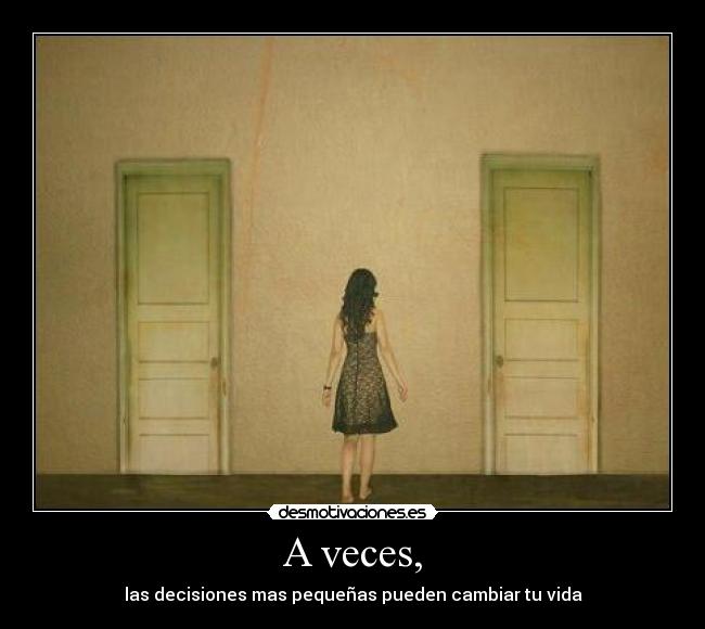 A veces, - 