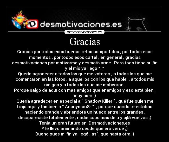 Gracias -