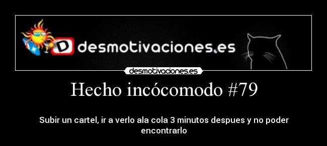 Hecho incócomodo #79 - 