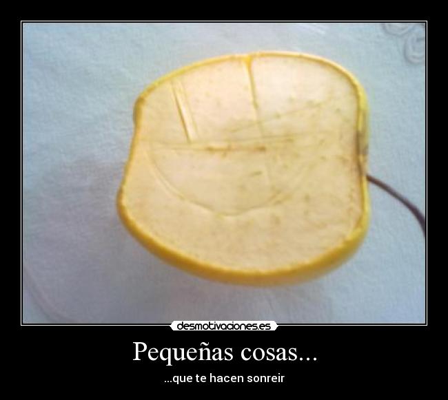 Pequeñas cosas... -