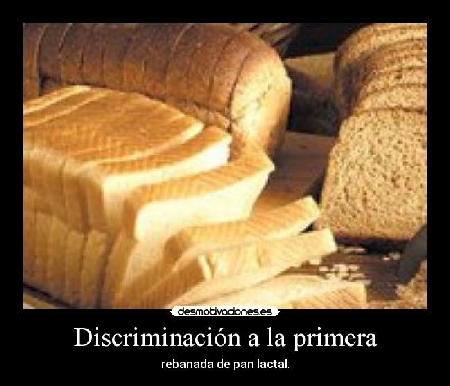 Discriminación a la primera - 