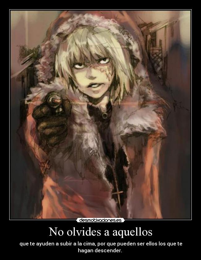 No olvides a aquellos - 