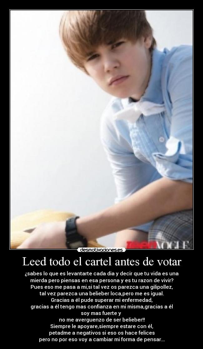 Leed todo el cartel antes de votar - 