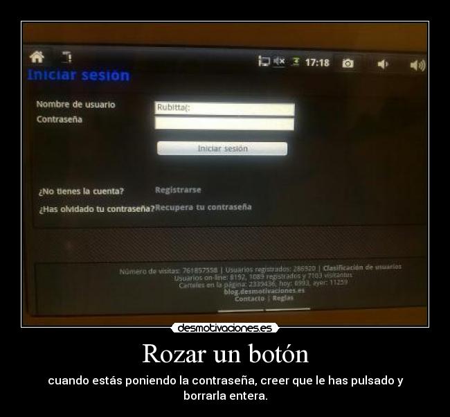 Rozar un botón - 