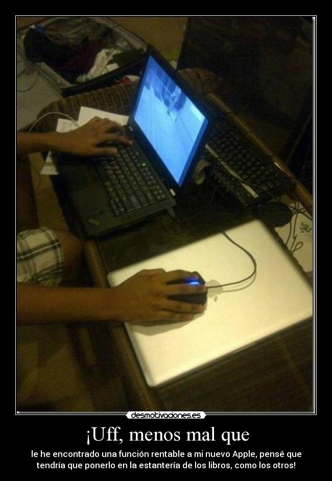 carteles apple jajajajajajaja barato jajajajaja desmotivaciones