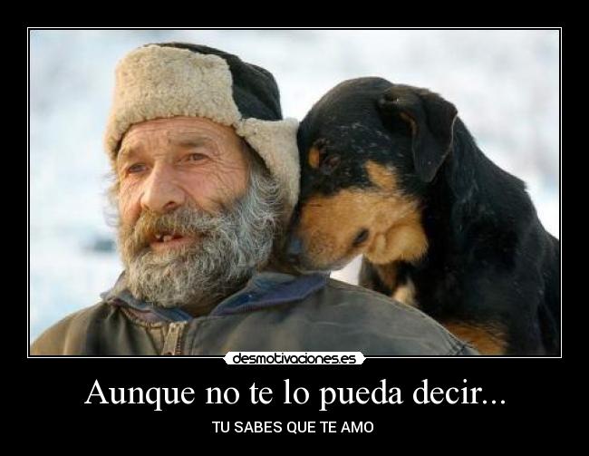 Aunque no te lo pueda decir... -
