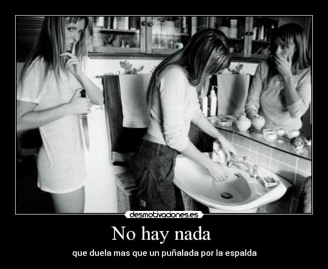 No hay nada -