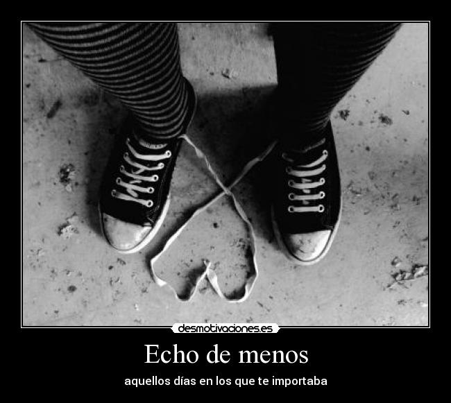 Echo de menos -