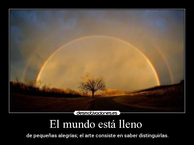 El mundo está lleno  - 