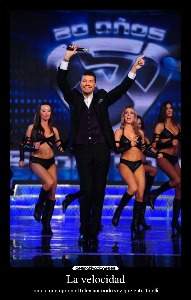 carteles mierda tinelli velocidad apagar desmotivaciones