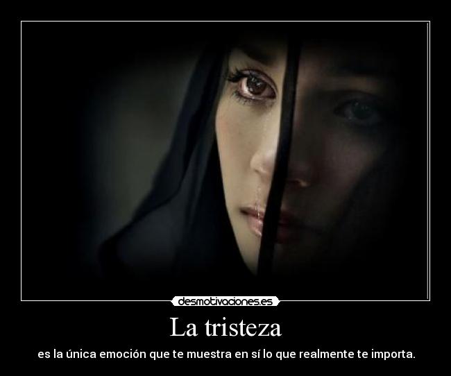 La tristeza -