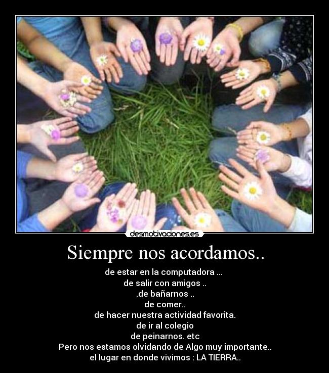 Siempre nos acordamos.. -
