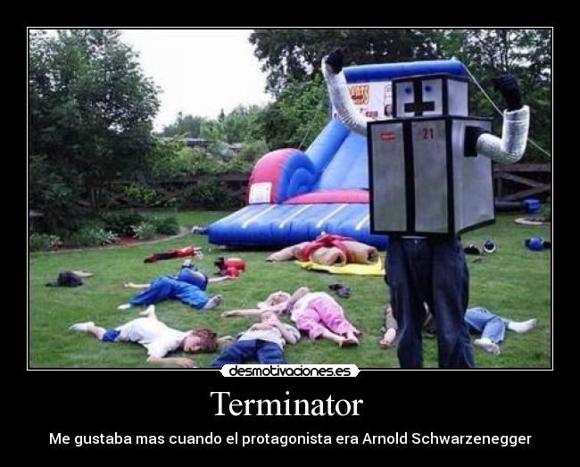 carteles terminator desmotivaciones