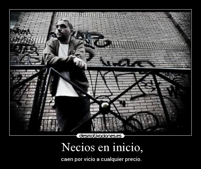 Necios en inicio, -