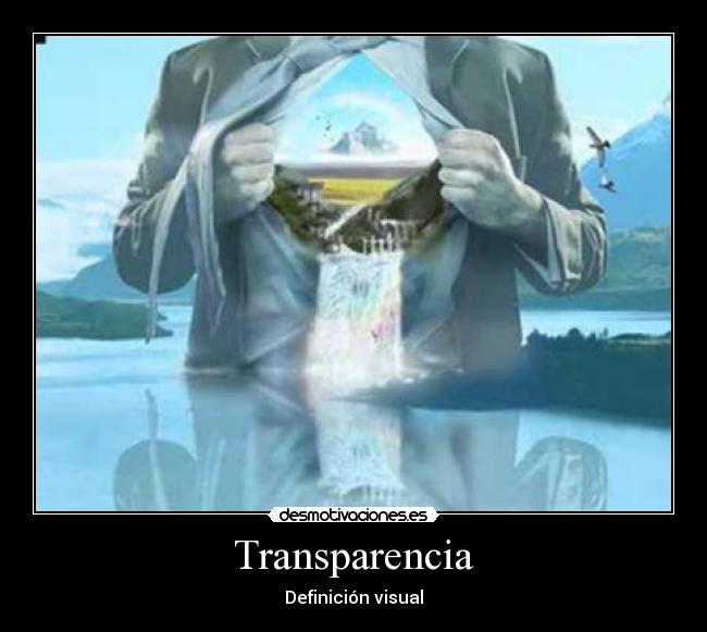 Transparencia - Definición visual