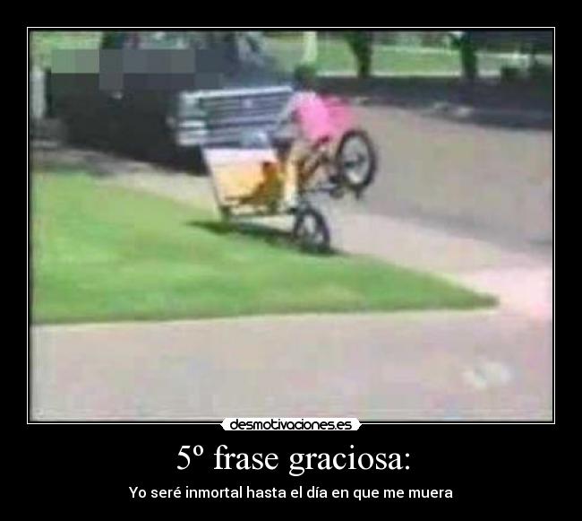5º frase graciosa: -
