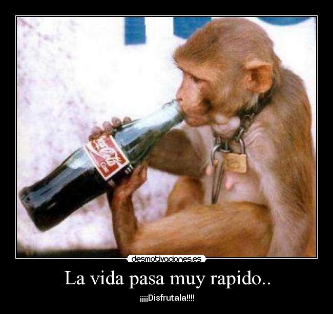 La vida pasa muy rapido.. - 