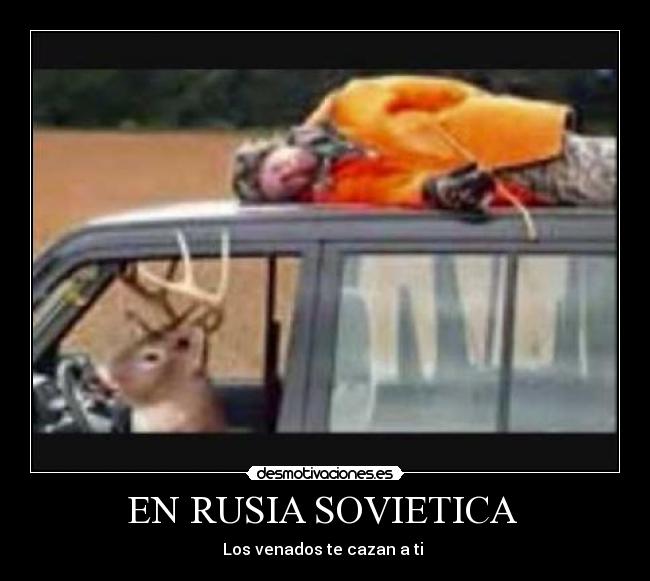 EN RUSIA SOVIETICA - Los venados te cazan a ti