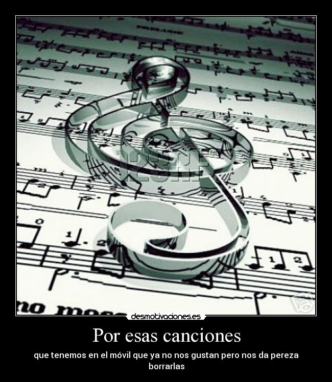 Por esas canciones -