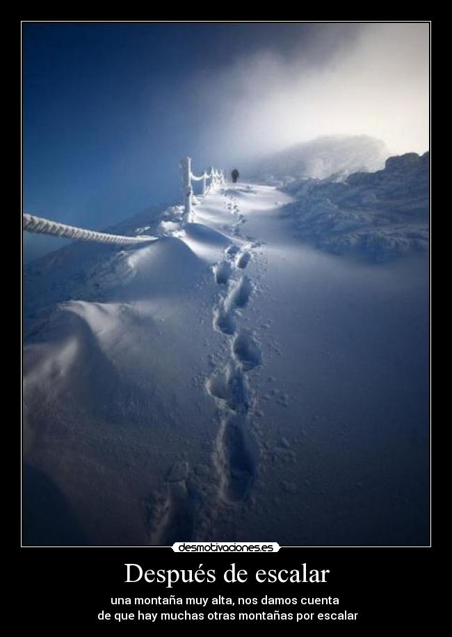 Después de escalar - 