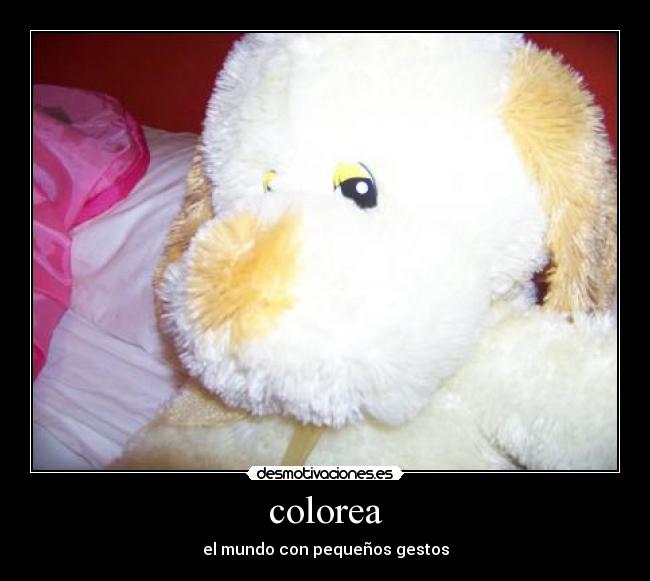 colorea - el mundo con pequeños gestos