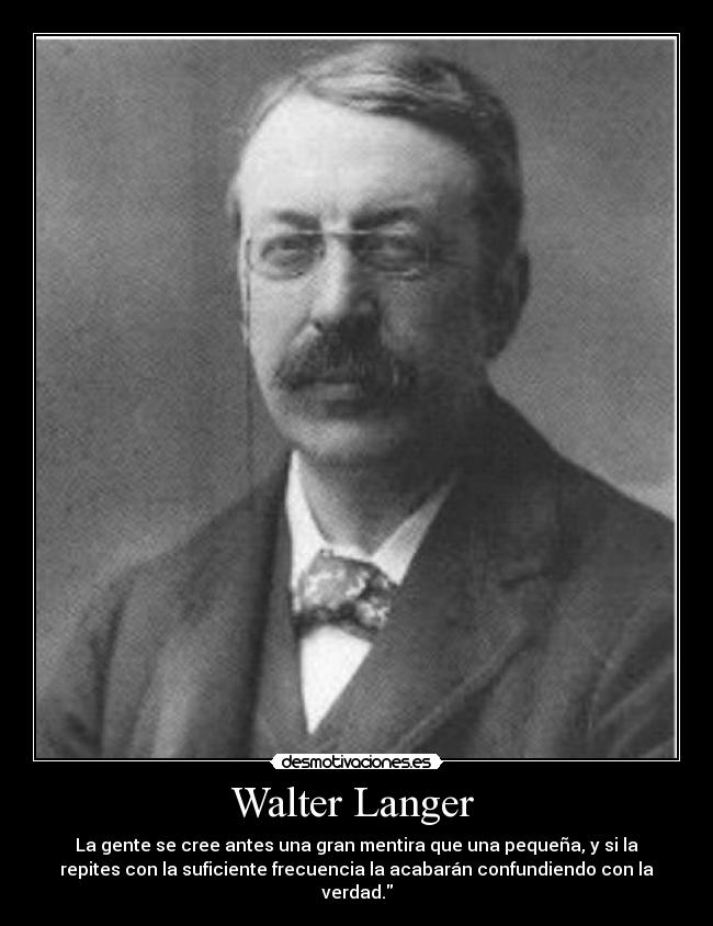 Walter Langer  - 